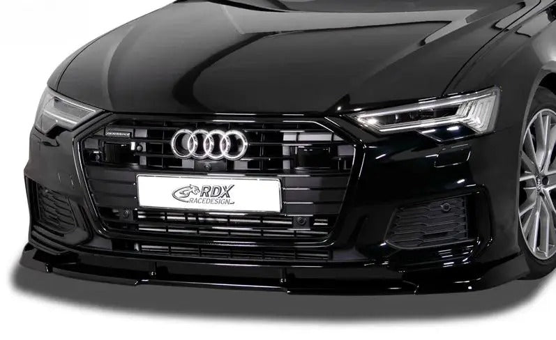 RDX Racedesign, Front spoiler Vario-X, past op Audi A6 (4K) S-Line/S6 2018- (PU)