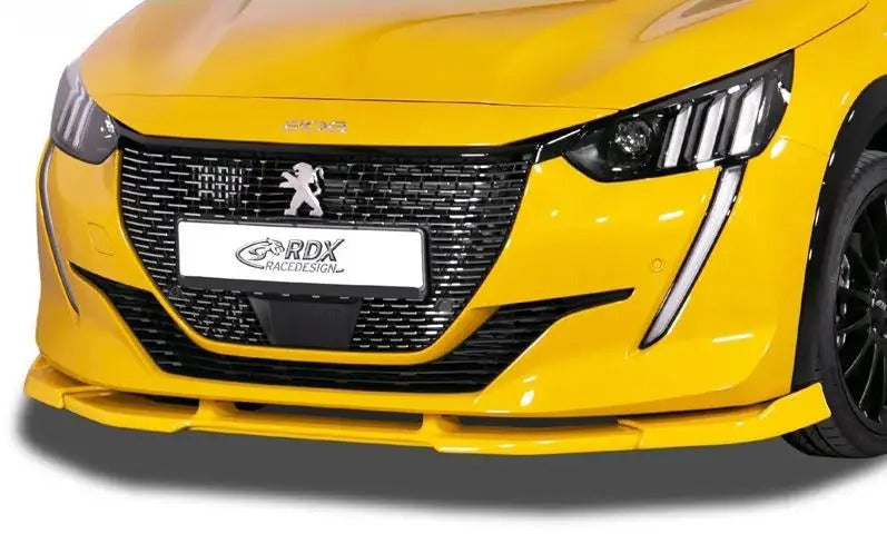 RDX Racedesign, Front spoiler Vario-X, Fits Peugeot 208 II 2019- (PU)