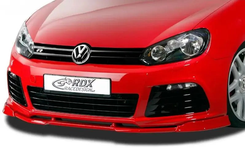 RDX Racedesign, Front spoiler Vario-X, Fits Volkswagen Golf VI R 2008-2012 (PU)