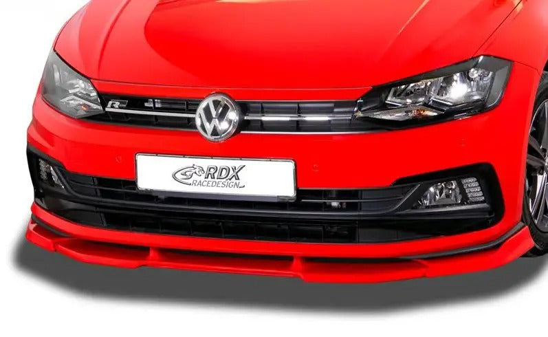 RDX Racedesign, spoiler avant Vario-X, compatible avec Volkswagen Polo (2G/AW) R-Line/GTi 2017- (PU)
