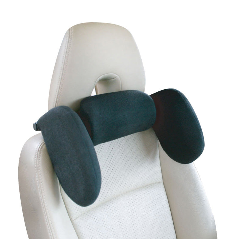 AutoStyle Comfortline Universal Adjustable Travel Head Rest - Black
