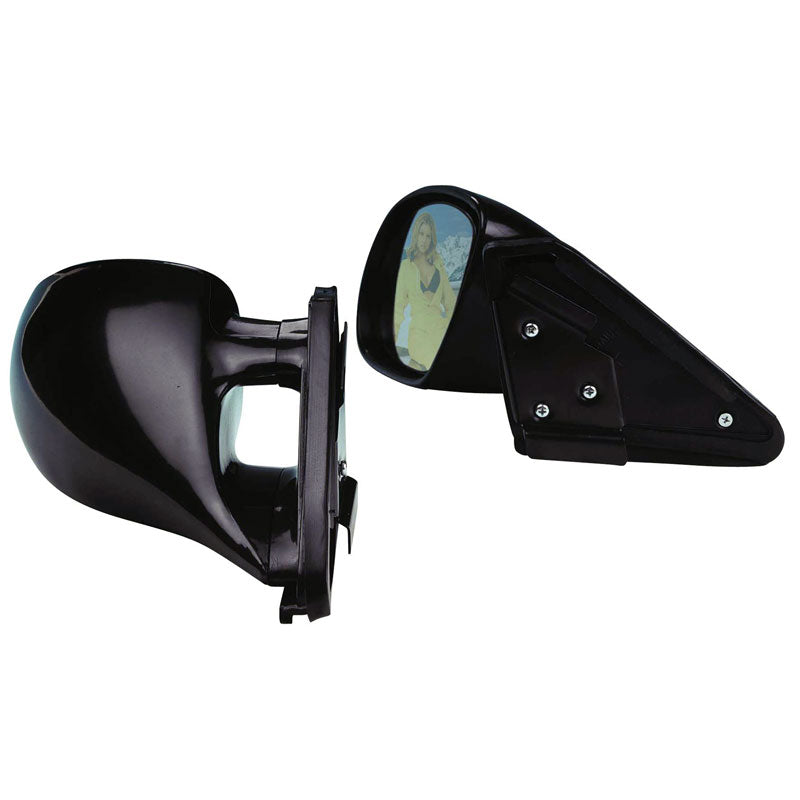 AutoStyle Set universal sport mirrors 'K3' black (electric adjustment 3-wires)