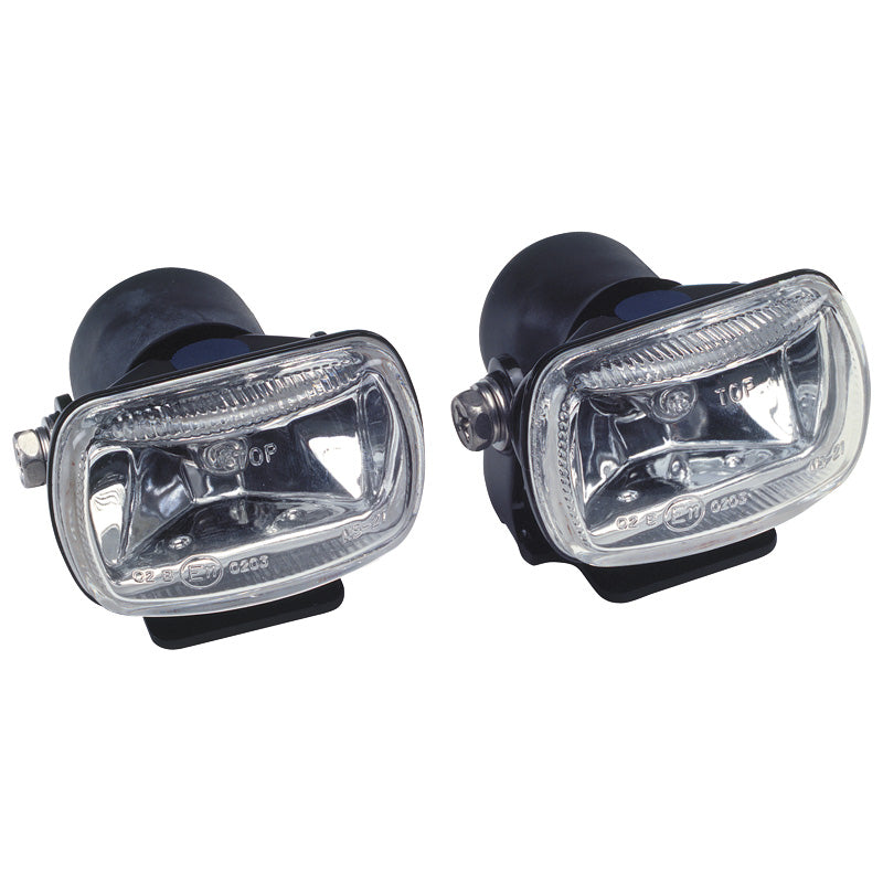 AutoStyle Set All-Weather driving lights Clear 60x35x65mm with ECE-R19 E11 E-Mark