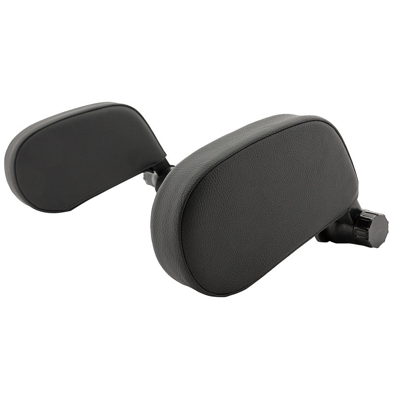 AutoStyle Premium Universal Adjustable Travel Head Rest - Anthracite Synthetic Leather