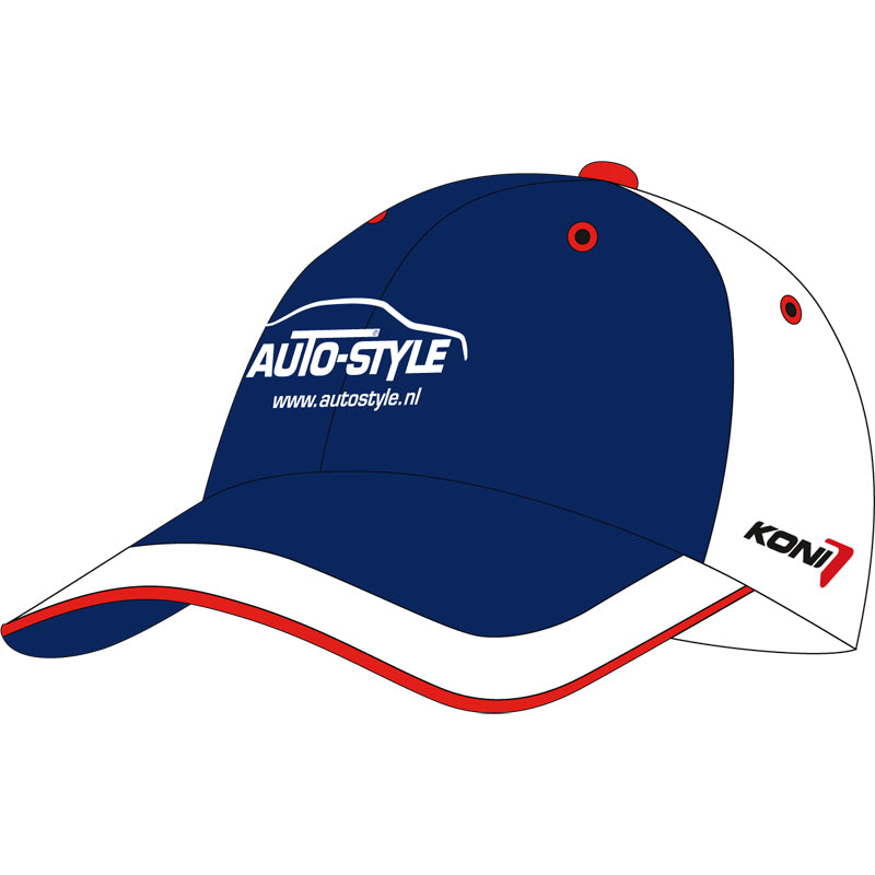 AutoStyle, K&N & Koni Logo Cap - Blue/White - One Size