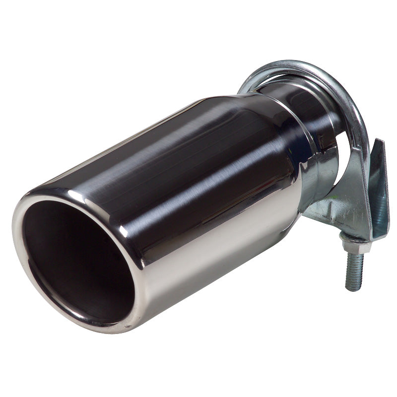AutoStyle Embout d'échappement Inox - rond 76mm - longueur 178mm - 40-58mm joint