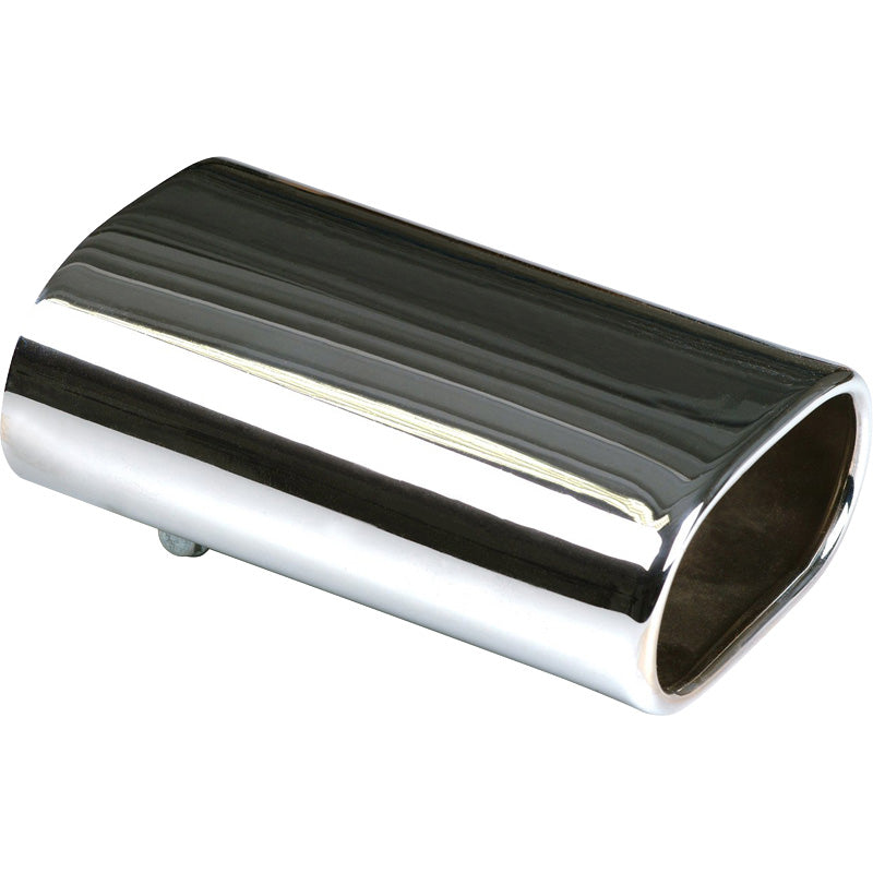 AutoStyle Embout d'échappement Inox - rectangle 76x135mm - longueur 210mm - 50-60mm joint