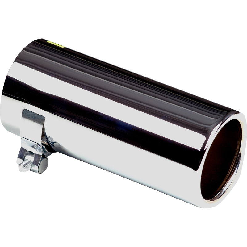 AutoStyle Embout d'échappement Inox - rond 76mm - longueur 170mm - 50-60mm joint