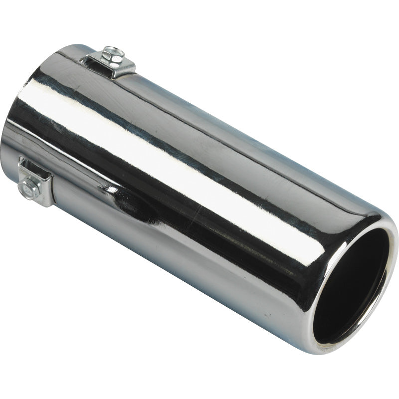 AutoStyle Embout d'échappement Acier/Chromé - rond 70mm - longueur 170mm - 35-57mm joint