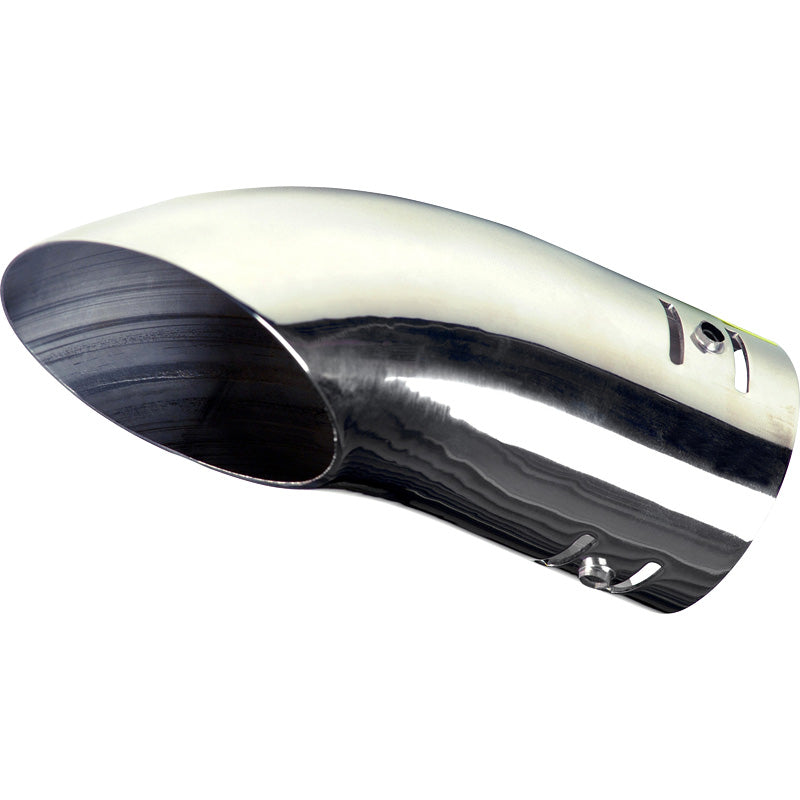 AutoStyle, Embout d'échappement - Courbé - 63x70mm - Longueur 170mm