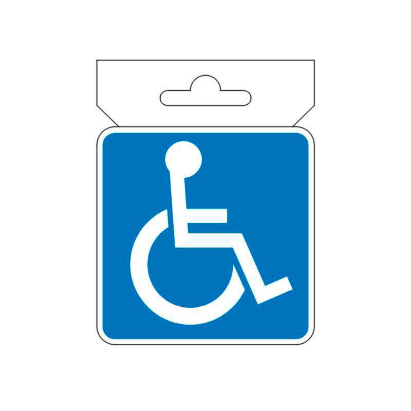 Avisa Autocollant AutoTattoo Handicap - 7x7cm