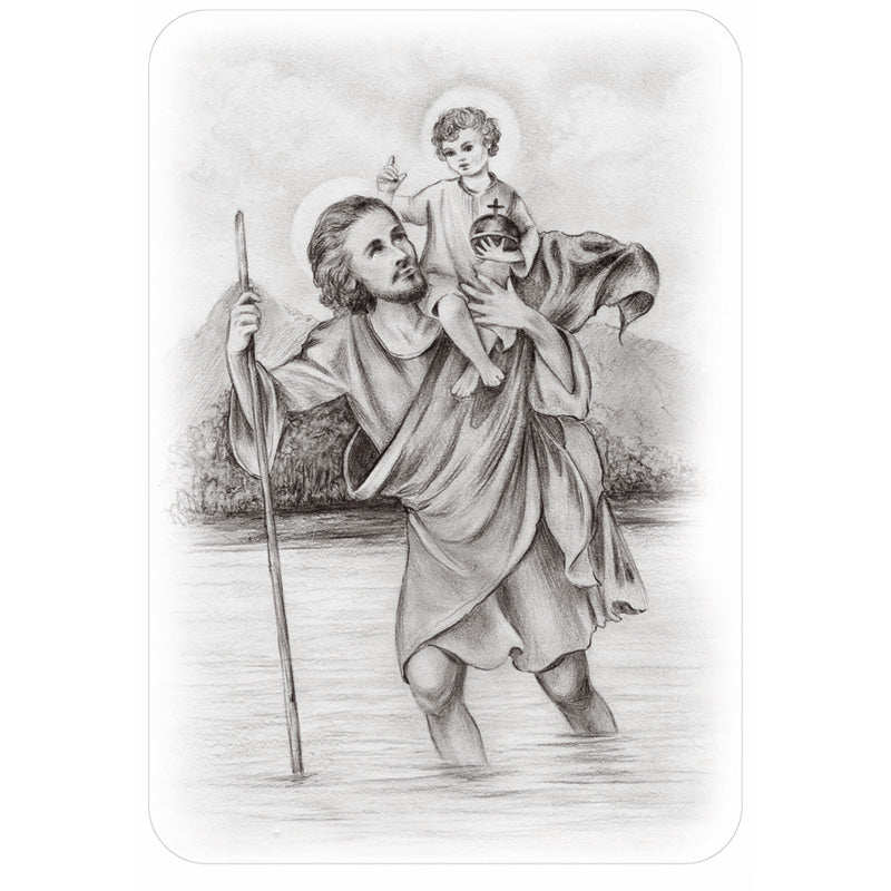 Avisa Autocollant AutoTattoo St.Christopher - 33x47,5cm