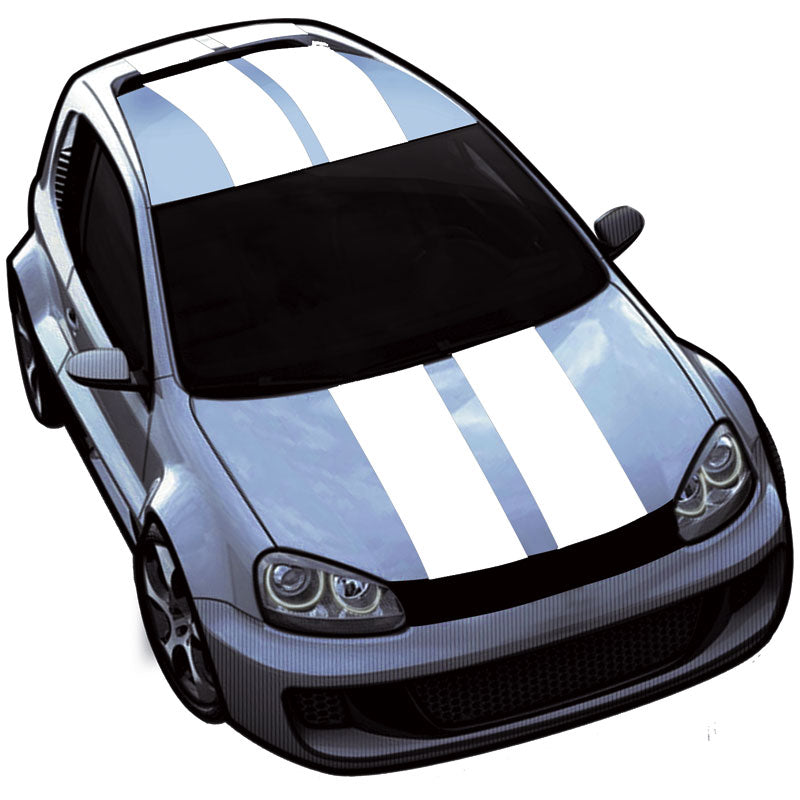 Avisa, Viper Stripes set - Wit - 2x500cm x 10cm