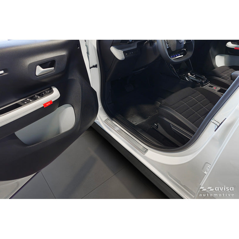 Avisa, Sill Protectors, Stainless Steel, 'Lines', 4 pcs., Fits Citroën C3 IV (2024-)