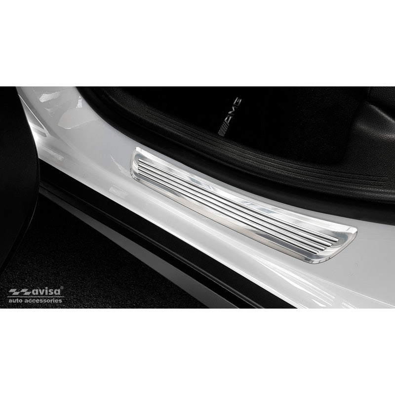 Avisa, Instaplijsten, Roestvrij staal, past op Mercedes GLC/GLC Coupe 2015-2019 & FL 2019- 2-delen (achterdeuren)