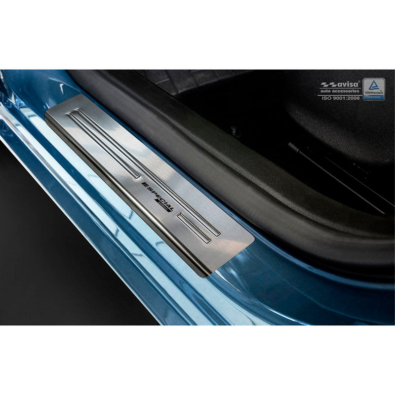 Avisa, Door Sill Protectors, Stainless Steel, Fits Opel Astra J Sportstourer 2010-2015 - 'Special Edition' - 4 pieces