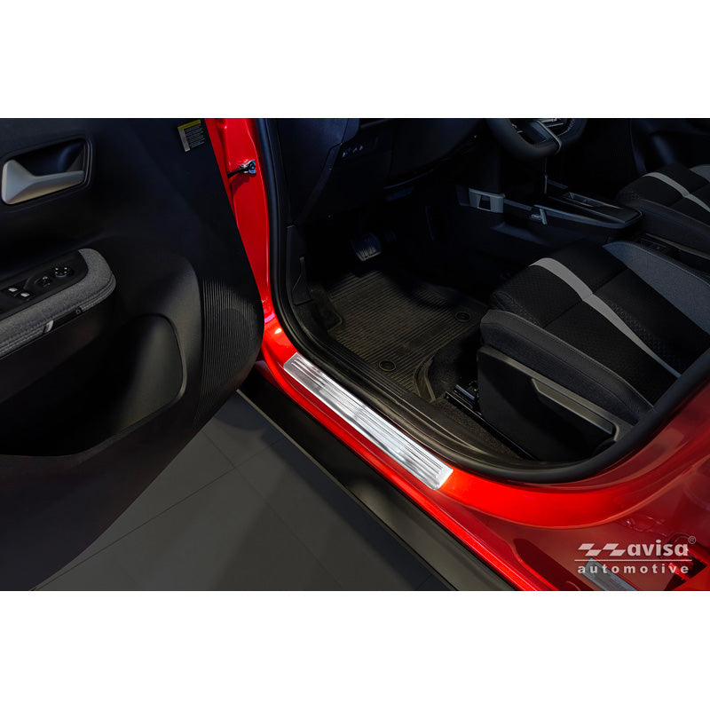 Avisa, Sill Guards, Stainless steel, Fits Opel Frontera (EV) (2024-), 'Lines', 4 pcs.