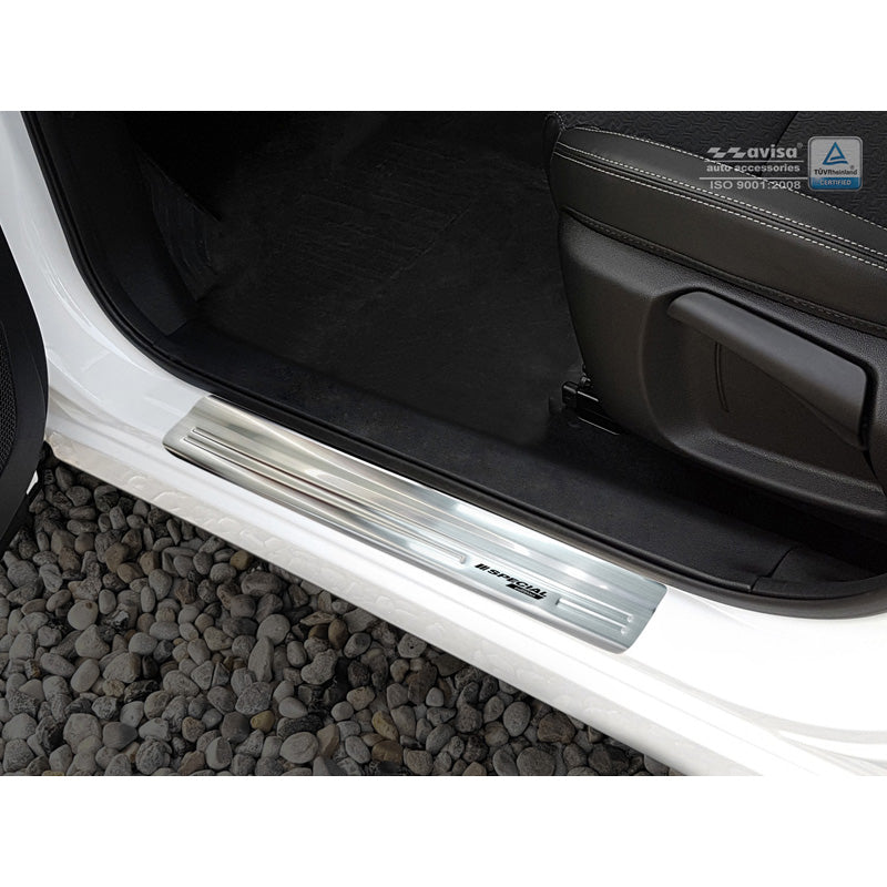 Avisa, Door sill protectors, Stainless steel, Fits Renault Kadjar 2015- - 'Special Edition' - 4 pieces