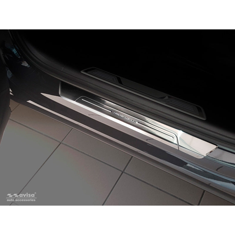 Avisa, Door Sill Protectors, Stainless Steel, Fits Volkswagen Touareg III 2018- 'Special Edition' - 2-pcs