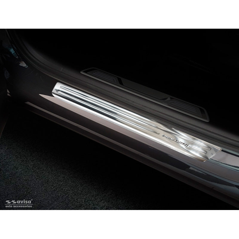 Avisa, Door Sill Protectors, Stainless Steel, Fits Volkswagen Touareg III 2018- Incl. Facelift - 'Special Edition' - 4-pcs