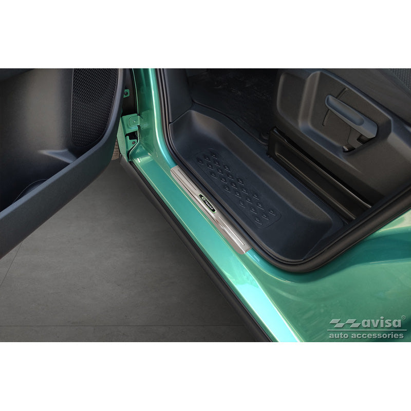 Avisa, Sill Protectors, Stainless Steel, fits Volkswagen ID.Buzz 2022- 'E-Power' - 2 pieces