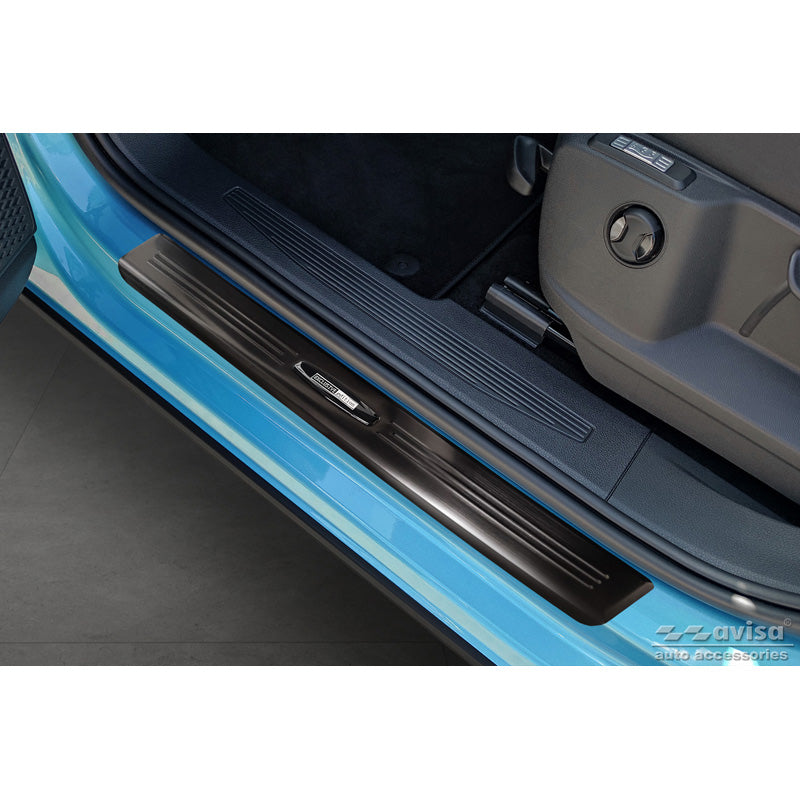 Avisa, Sill Protectors, Black, Stainless Steel, Fits Ford Tourneo Connect III 2022- 'Exclusive Edition' - 2-piece