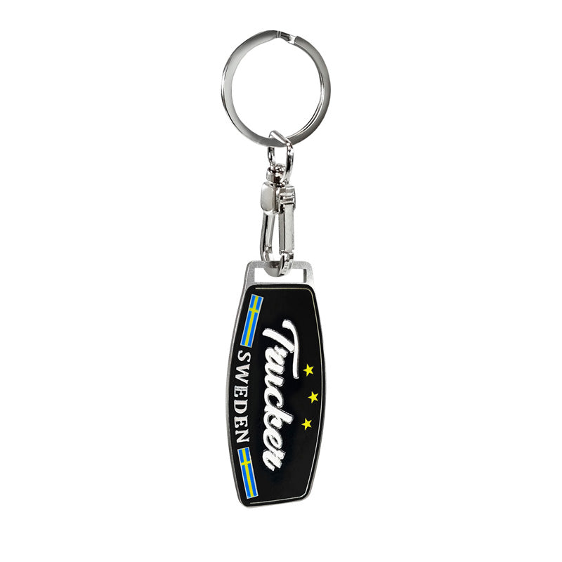 Avisa Porte-clés en acier inoxydable - Trucker/Sweden