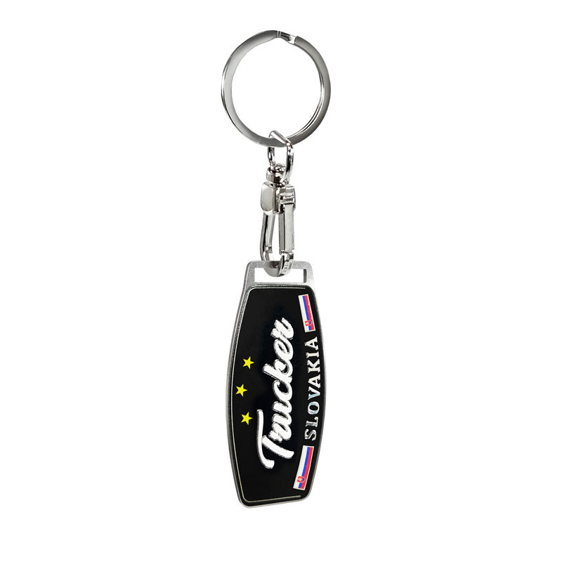 Avisa Porte-clés en acier inoxydable - Trucker/Slovakia