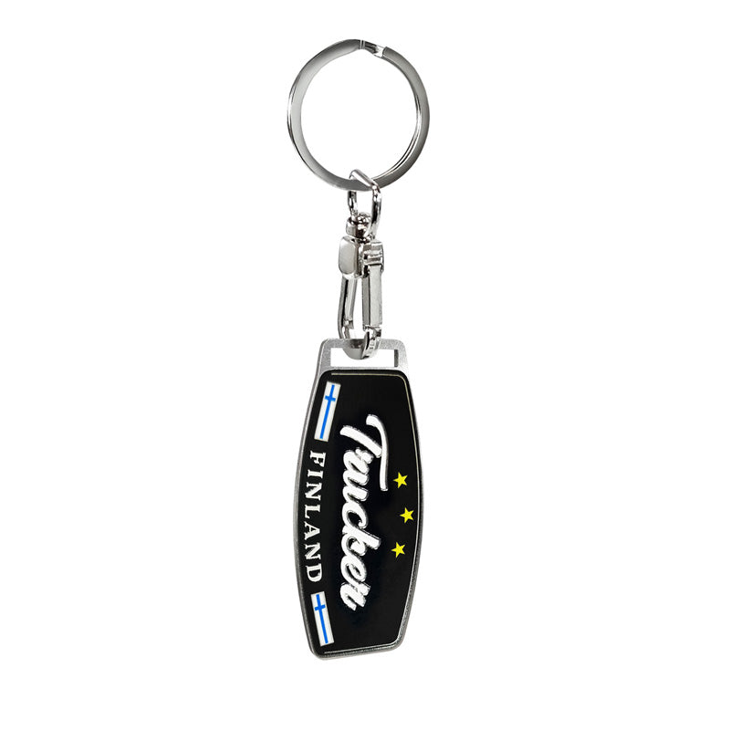 Avisa Porte-clés en acier inoxydable - Trucker/Finland