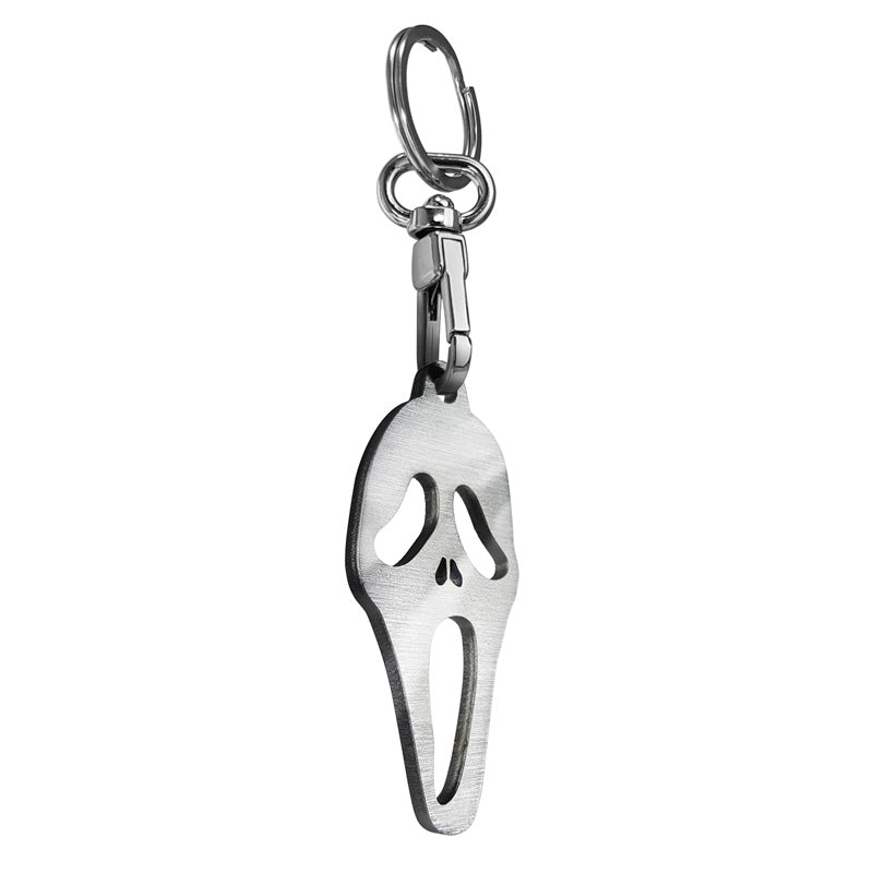 Avisa, sleutelhanger - 'Ghost' - roestvrij staal - 7x9,6cm - zilver