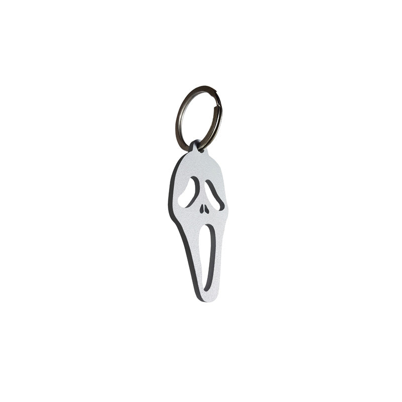Avisa RVS sleutelhanger - 'Ghost' (wit)