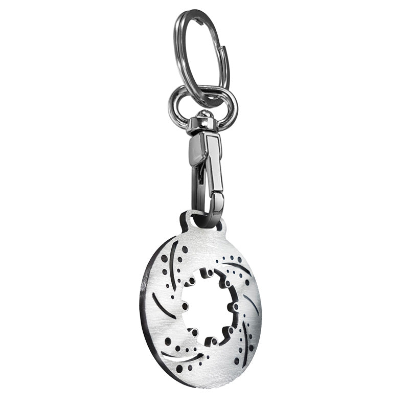 Avisa RVS sleutelhanger - 'Remschijf' (Zilver)