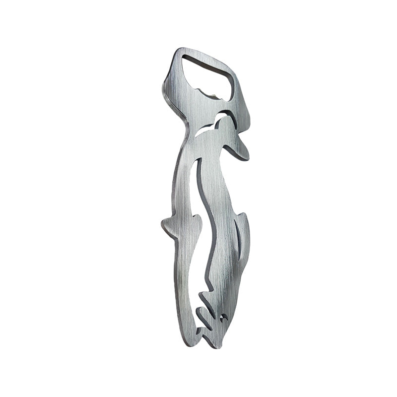 Avisa RVS Flesopener - 'Vis' (Zilver)
