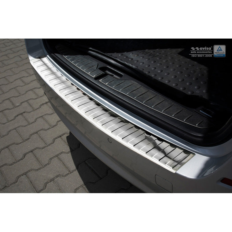 Avisa, achterbumperbeschermer, roestvrij staal, past op BMW 5-Series F11 Touring 2010-2017 'Ribs'