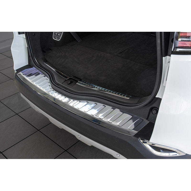 Avisa, Rear bumper protector, stainless steel, fits Renault Espace 2015-2023 excl. Initiale Paris 2020-2023 'Ribs'