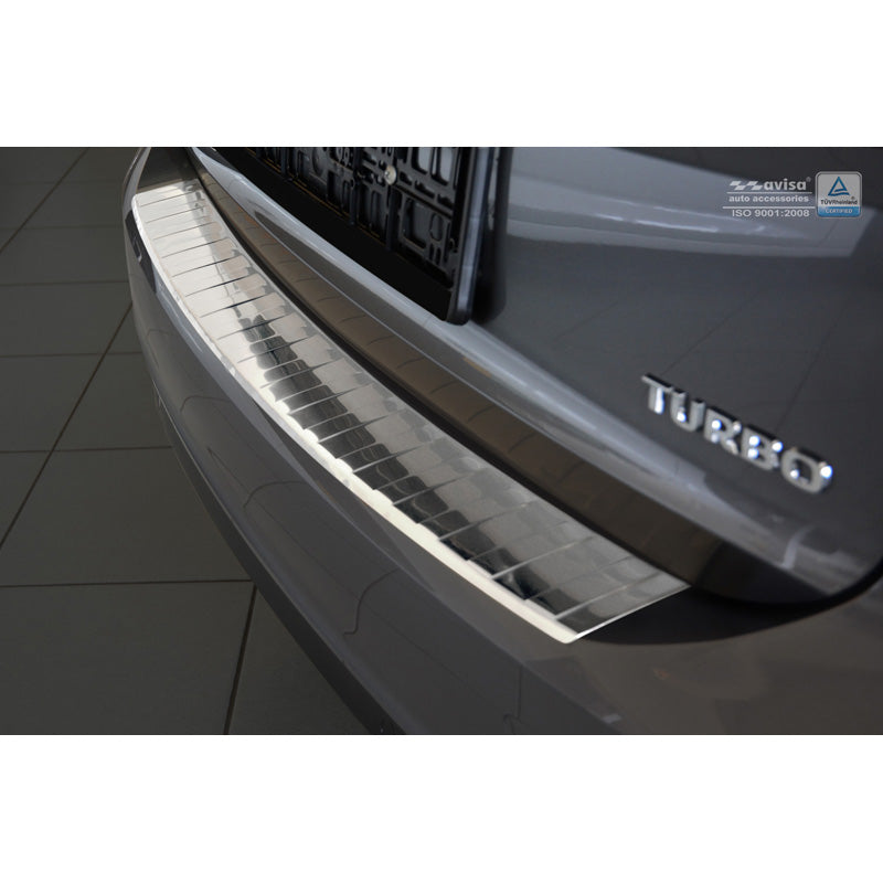 Avisa, Rear bumper protector, Stainless steel, fits Opel Insignia B Sportstourer 2017- & FL 2020- 'Ribs'