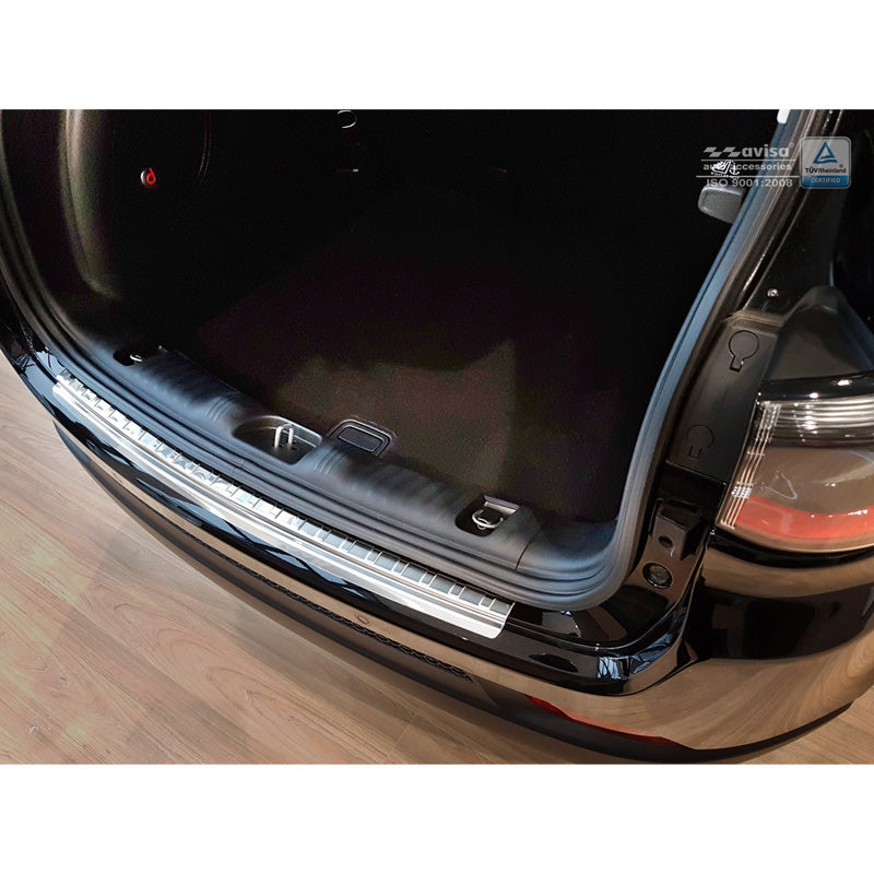 Avisa, protection de pare-chocs arrière, acier inoxydable, compatible avec Jeep Compass 2017- 'Ribs'