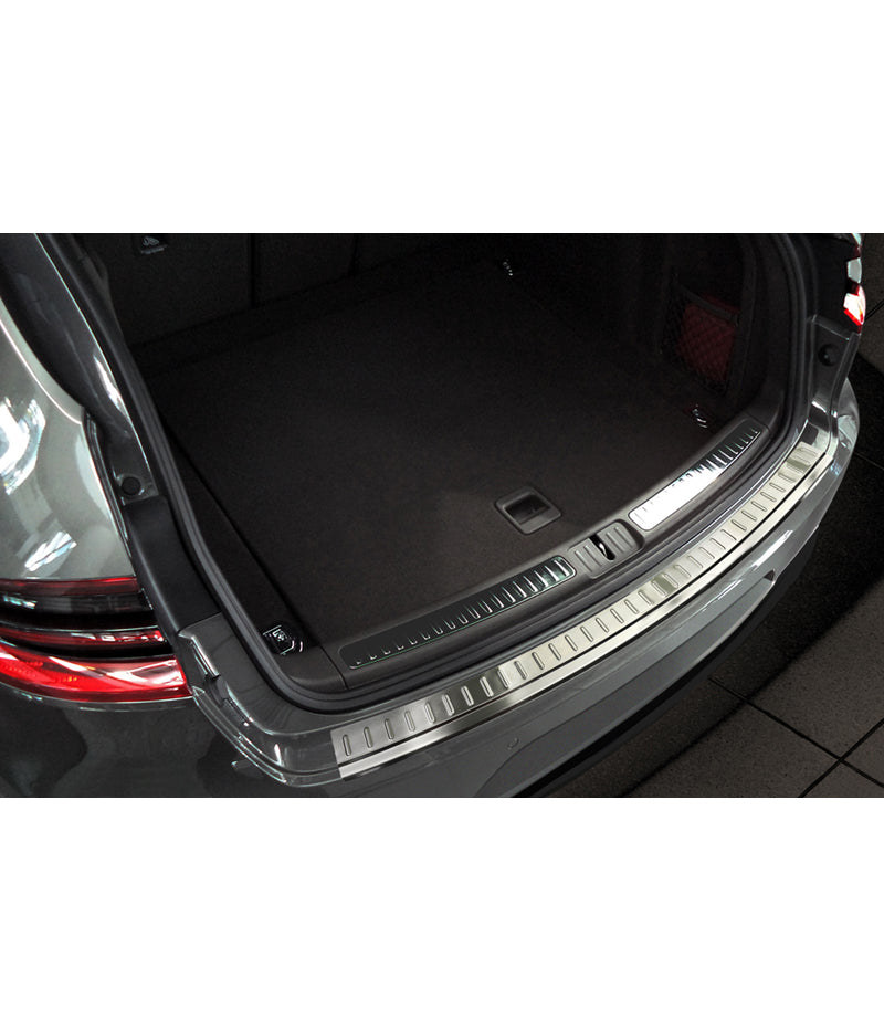 Avisa, Rear bumper protector, Stainless steel, fits Porsche Macan 2013-2019 & 2019- 'Ribs'