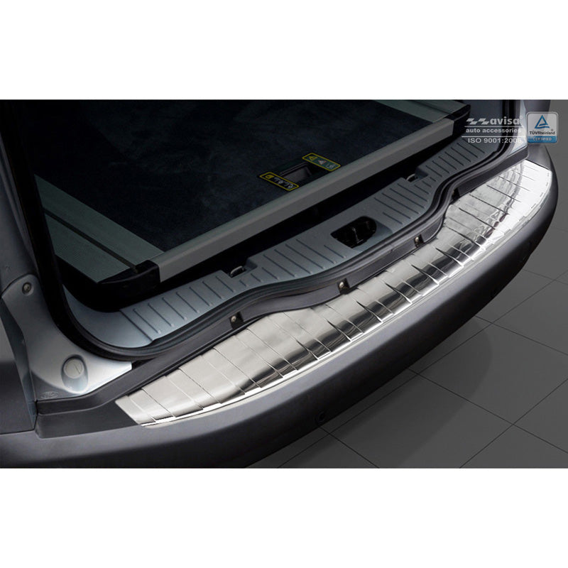 Avisa, protection de pare-chocs arrière, acier inoxydable, compatible avec Ford S-Max 2006-2015 'Ribs'