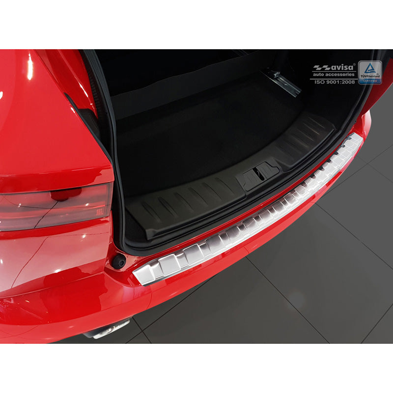 Avisa, protection de pare-chocs arrière, acier inoxydable, convient à Jaguar E-Pace 2017-2020 & FL 2020- 'Ribs'