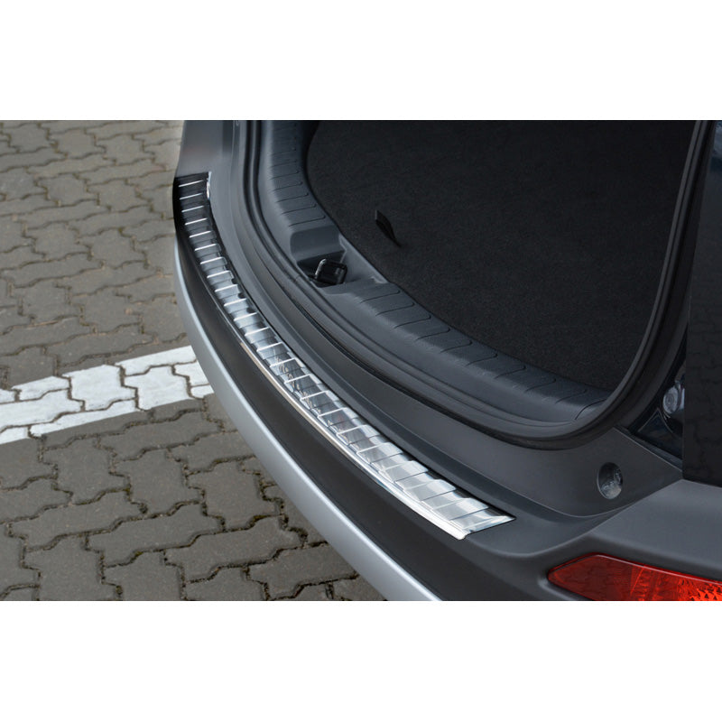 Avisa, Protection de pare-chocs arrière, acier inoxydable, compatible avec Toyota RAV-4 2013-2015 'Ribs'
