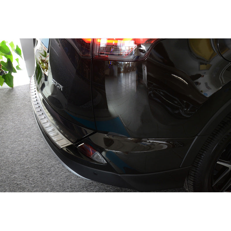 Avisa, Protection de pare-chocs arrière, acier inoxydable, compatible avec Toyota RAV4 2015- 'Ribs'