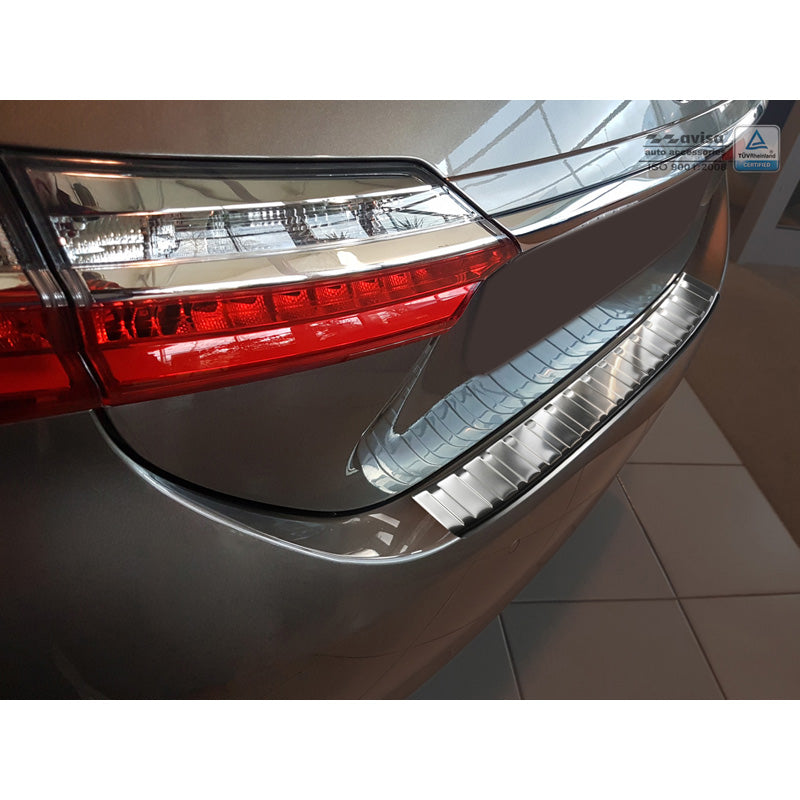 Avisa, protection de pare-chocs arrière, acier inoxydable, convient à Toyota Corolla XI E16 Facelift 2016- 'Ribs'