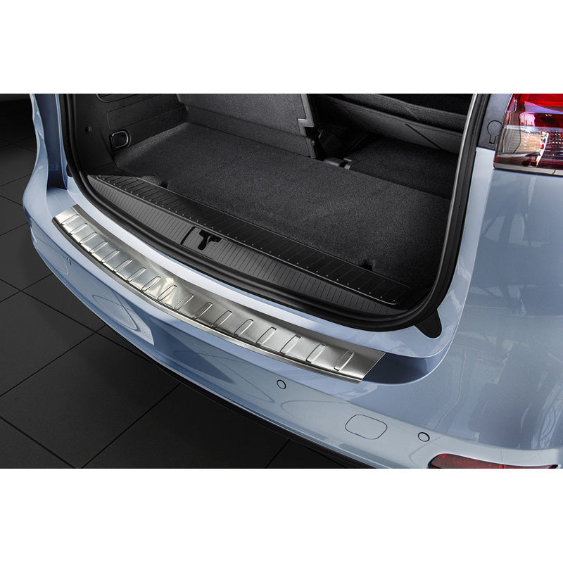 Avisa, Protection de pare-chocs arrière, acier inoxydable, compatible avec Opel Zafira C 2012- 'Ribs'