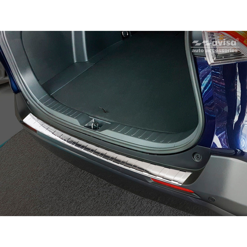 Avisa, Protection de pare-chocs arrière, acier inoxydable, compatible avec Toyota RAV4 (5th Gen) 2018- & Suzuki Across 2020- 'Ribs'