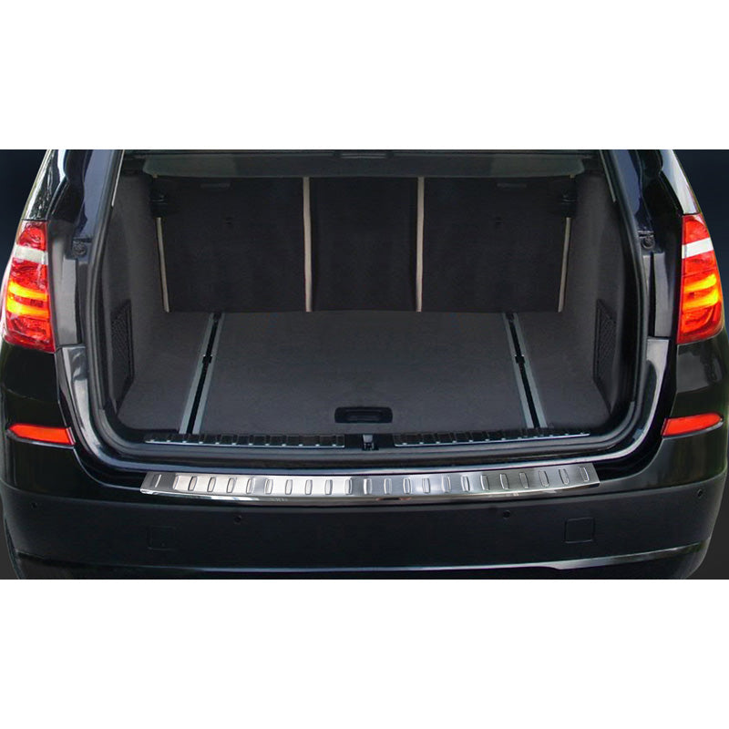 Avisa, Protection de pare-chocs arrière, acier inoxydable, compatible avec BMW X3 F25 Facelift 2014-2017