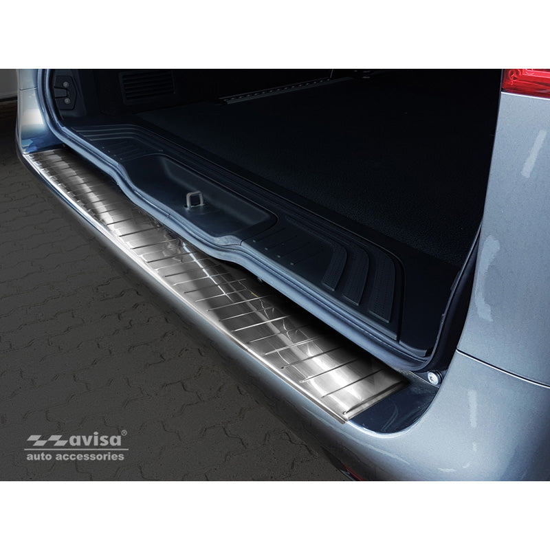 Avisa, Rear bumper protector, Stainless steel, Fits Mercedes Vito & V-Class 2014-2019 & Facelift 2019- 'Ribs' (Long version)