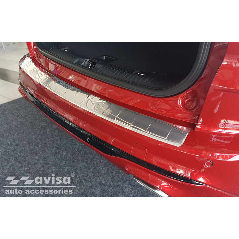 Avisa, Rear Bumper Protector, Stainless Steel, Fits Ford Kuga III ST-Line/Vignale/Hybrid ST-Line 2019-2024 & FL 2024- 'Ribs'