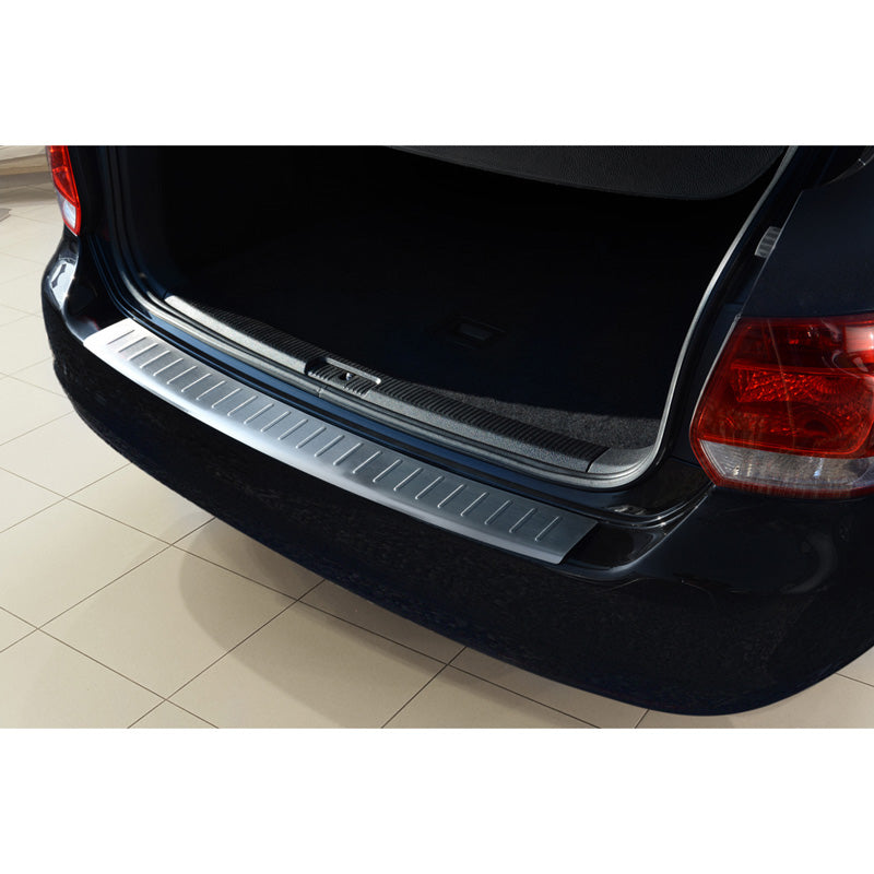 Avisa, Rear Bumper Protector, Stainless Steel, Fits Volkswagen Golf V/VI Variant 2003-2012 'Ribs'