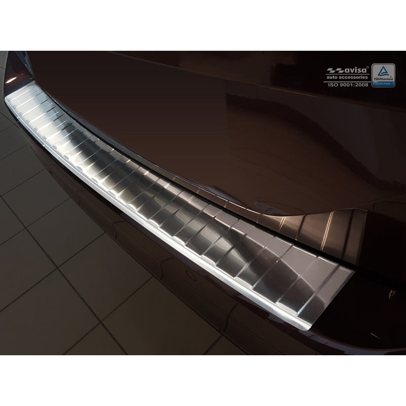Avisa, Rear Bumper Protector, Stainless Steel, Fits Volkswagen Passat 3G Variant 2014-2019 & 2019-2023 'Ribs'